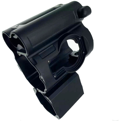 Piezas de metal de encargo del CNC que trabajan a máquina de aluminio y negro anodizado