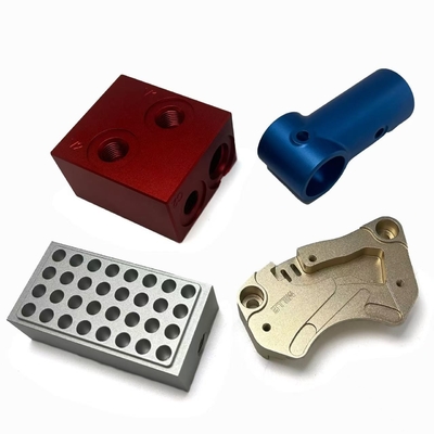 Mecanizado CNC de piezas de aluminio anodizado para la industria