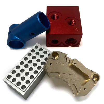 Mecanizado CNC de piezas de aluminio anodizado para la industria