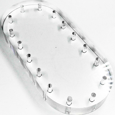 CNC PMMA, piezas de acrílico de encargo de impresión ULTRAVIOLETA de ISO9001 0.01m m