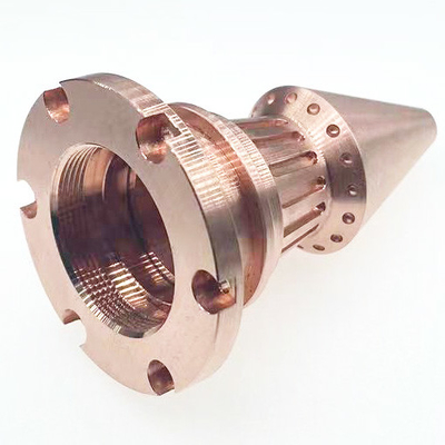 5 piezas trabajadas a máquina cobre C11000 C12000 C12000 C36000 del CNC de AXIS