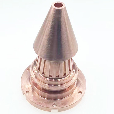 5 piezas trabajadas a máquina cobre C11000 C12000 C12000 C36000 del CNC de AXIS
