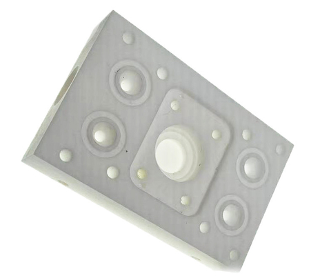 CNC de encargo del  PTFE que trabaja a máquina 0.05m m que pulen