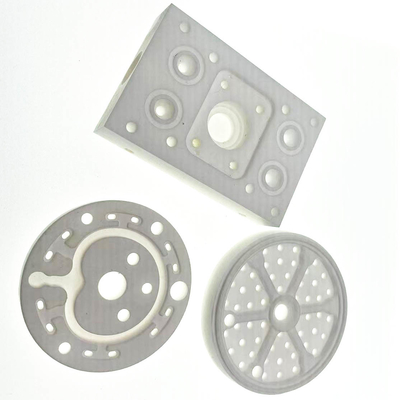 CNC de encargo del  PTFE que trabaja a máquina 0.05m m que pulen